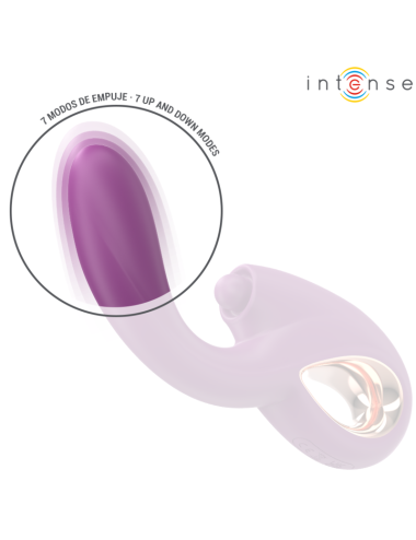 INTENSE - LALI VIBRATORE MULTIFUNZIONE PUNTO G TAPPING & THRUST & VIBRATION VIOLA