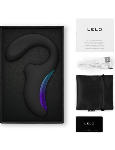 LELO - ENIGMA WAVE MASSAGGIATORE A TRIPLA VIBRAZIONE NERO
