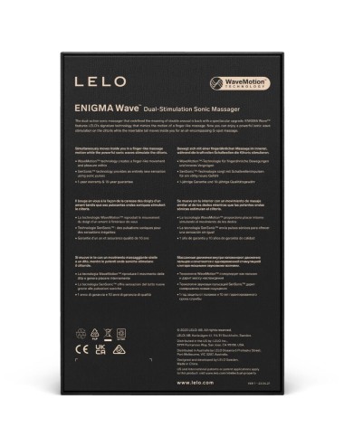 LELO - ENIGMA WAVE MASSAGGIATORE A TRIPLA VIBRAZIONE CYBER PURPLE