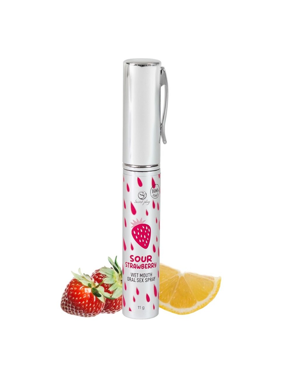 SECRETPLAY - SPRAY PER IL SESSO ORALE ALLA FRAGOLA ACIDA