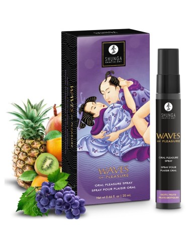 SHUNGA - WAVES PLEASURE SPRAY ORALE SEDUCENTE FRUTTI ESOTICI 20 ML