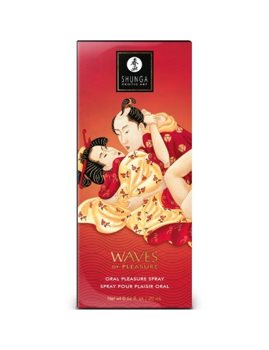 SHUNGA - WAVES PLEASURE SPRAY ORALE SEDUCENTE FRAGOLA 20 ML