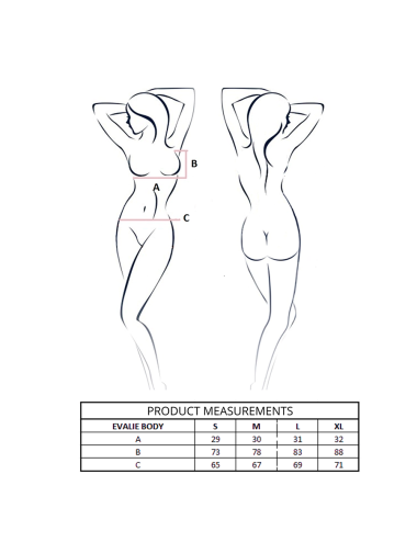 PASSION - EVALIE BODY NERO L/XL