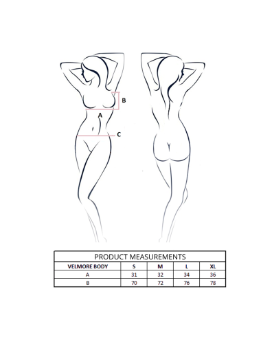 PASSION - VELMORE BODY BLU L/XL