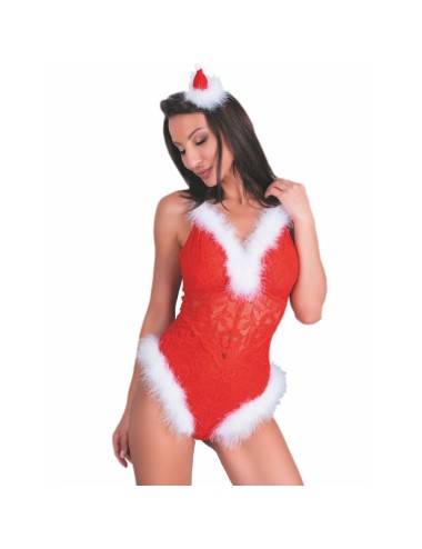 LIVCO CORSETTI FASHION - NAUGHTY SANTA LC 90706 BODY NATALIZIO L/XL