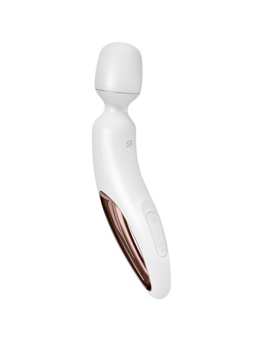 SATISFYER - BACCHETTA ERLAND MASSAGGIATORE VIBRANTE BIANCO