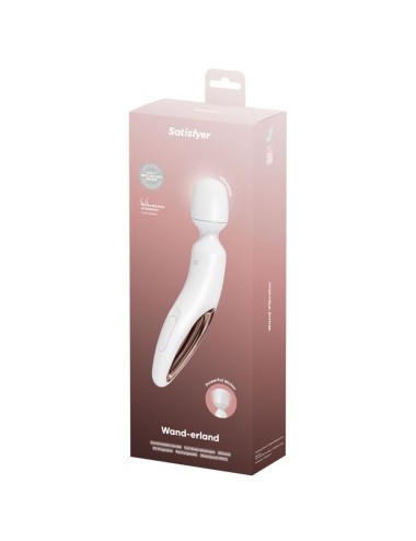 SATISFYER - BACCHETTA ERLAND MASSAGGIATORE VIBRANTE BIANCO