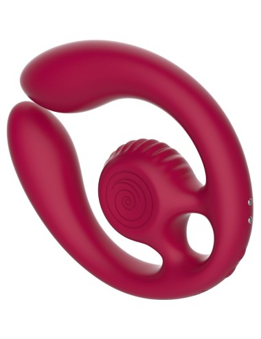 SNAIL VIBE - GIZI DUO STIMOLATORE DI COPPIA TELECOMANDO BORDEAUX