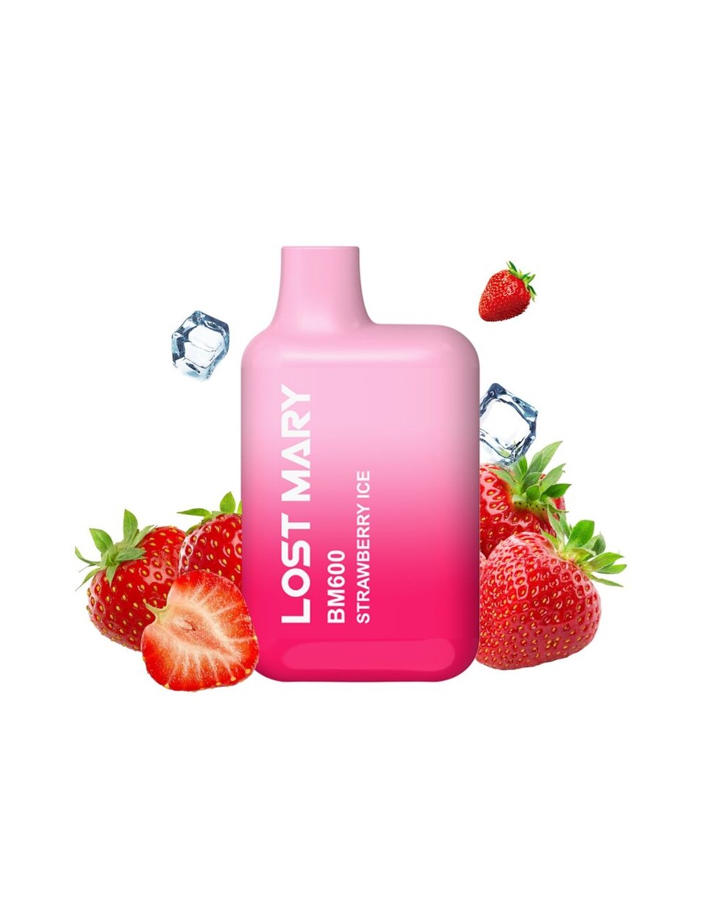 LOST MARY - BM600 NICOTINA VAPER 2% MONOUSO FRAGOLA GHIACCIO