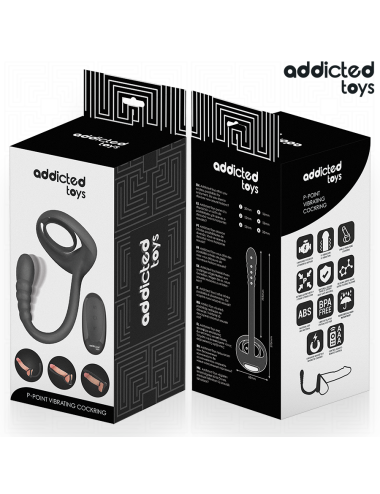 ADDICTED TOYS - ANELLO VIBRANTE PER IL PENE CON TELECOMANDO P-SPOT