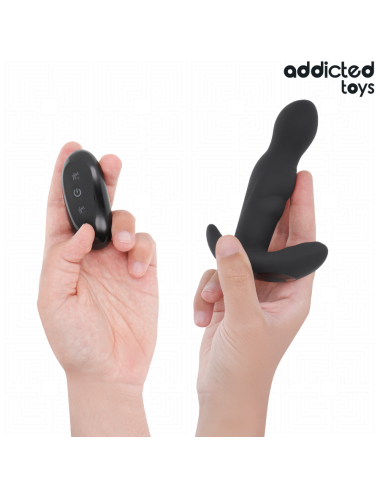 ADDICTED TOYS - TAPPO ANALE ROTANTE E VIBRANTE CON TELECOMANDO