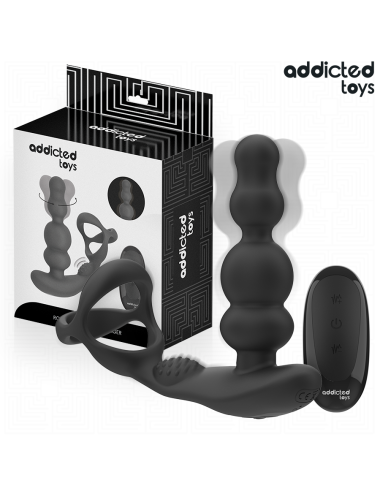 ADDICTED TOYS - MASSAGGIATORE PROSTATICO ROTANTE CON TELECOMANDO