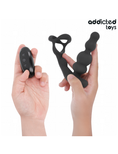 ADDICTED TOYS - MASSAGGIATORE PROSTATICO ROTANTE CON TELECOMANDO
