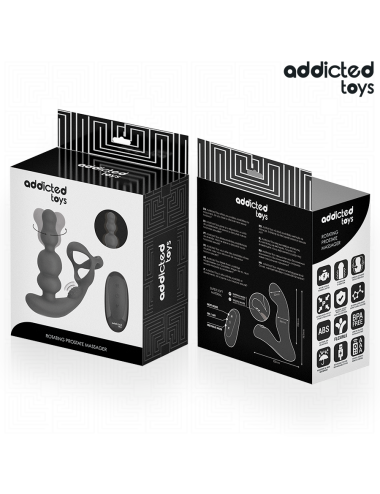 ADDICTED TOYS - MASSAGGIATORE PROSTATICO ROTANTE CON TELECOMANDO