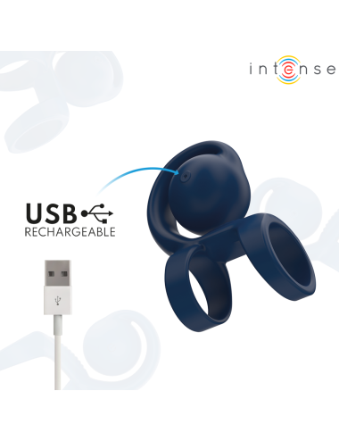 INTENSE - ANELLO FALLICO TYSON CON PALLA VIBRANTE Ø 3,2 CM