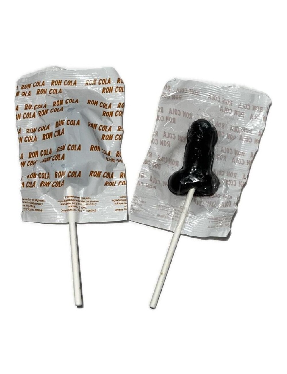 DIABLO GOLOSO - 1 PENE LECCA-LECCA GUSTO RON COLA 10% ALCOOL