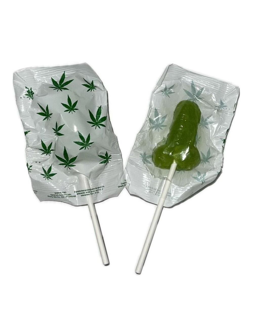 DIABLO GOLOSO - 1 PENE LECCA-LECCA AROMA CANNABIS