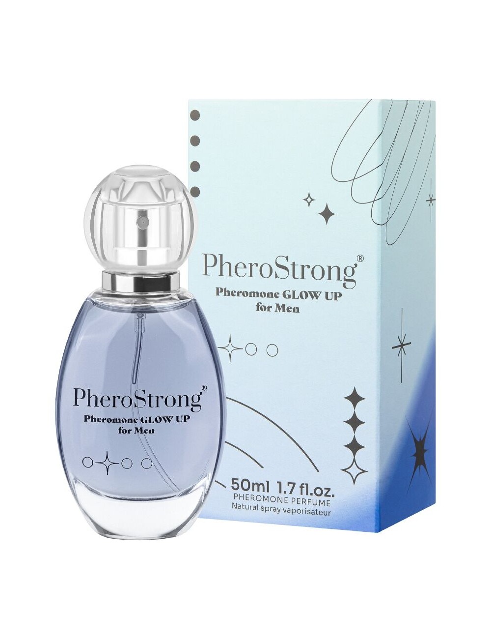 PHEROSTRONG - PROFUMO GLOW UP AI FEROMONI PER UOMO 50 ML