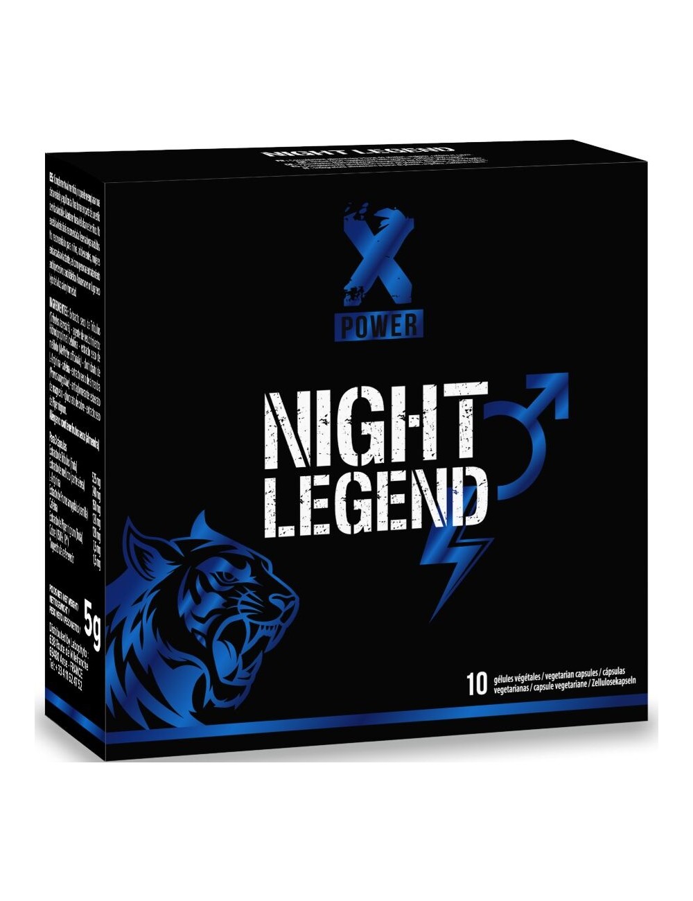 XPOWER - NIGHT LEGEND STIMOLANTE AD AZIONE RAPIDA PER EREZIONE E PRESTAZIONI 10 CAPSULE