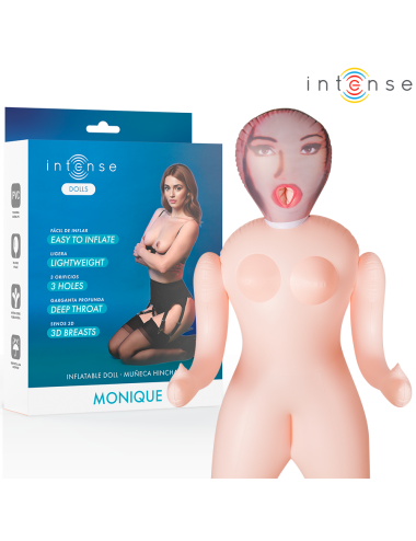 INTENSE DOLLS - MONIQUE BAMBOLA GONFIABILE CON TRE ORIFIZI