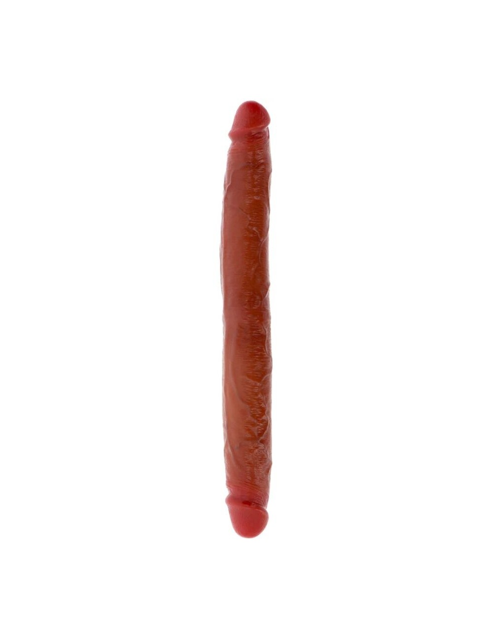 GET REAL - DILDO IN SILICONE A DOPPIA ESTREMITÀ CARAMELLO 35 CM