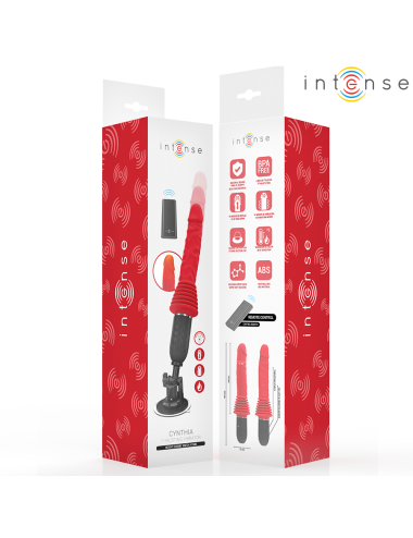 INTENSE - VIBRATORE A SPINTA CYNTHIA CON TELECOMANDO