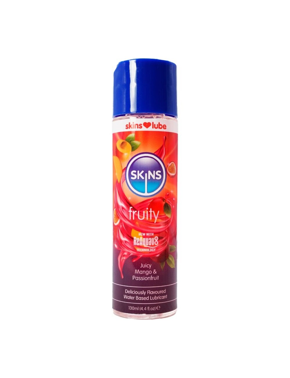SKINS - LUBRIFICANTE FRUTTATO A BASE D'ACQUA MANGO E FRUTTO DELLA PASSIONE 130 ML