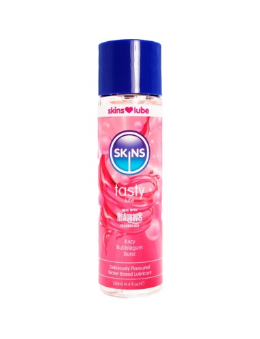 SKINS - LUBRIFICANTE GUSTOSO A BASE D'ACQUA BUBBLEGUM 130 ML