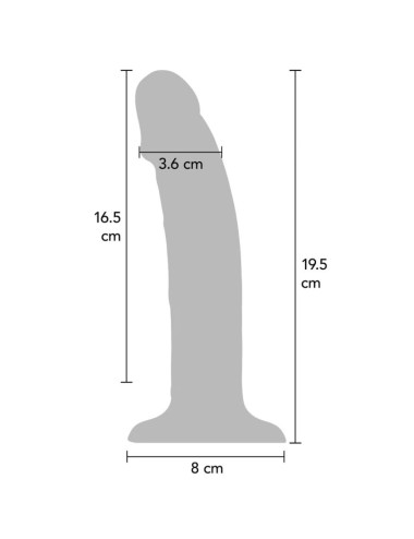 GET REAL - DILDO VIBRANTE IN SILICONE REALISTICO TRASPARENTE 19
