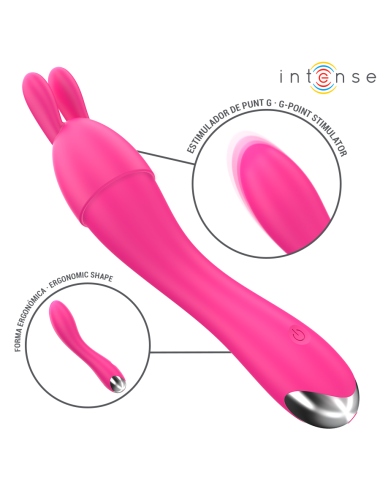 INTENSE - CHER VIBRATORE CON TESTINE INTERCAMBIABILI