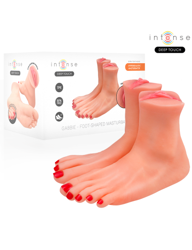INTENSE DEEP TOUCH - MASTURBATORE A FORMA DI PIEDE IN DUE PEZZI GABBIE