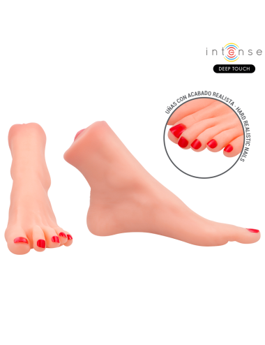 INTENSE DEEP TOUCH - MASTURBATORE A FORMA DI PIEDE IN DUE PEZZI GABBIE