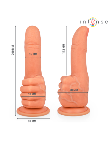 INTENSE - BENDER STIMOLATORE PUNTO G FLESSIBILE MANO 11