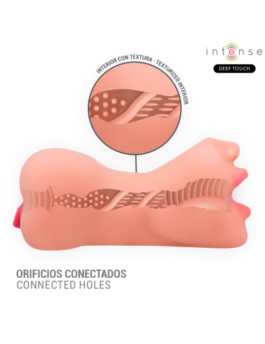 INTENSE DEEP TOUCH - MASTURBATORE RILEY A DOPPIA BOCCA E VAGINA
