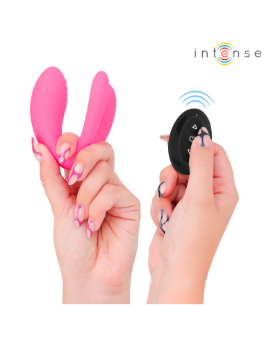 INTENSE - JULIA DOPPIO VIBRATORE STIMOLATORE A MORSETTO CON TELECOMANDO