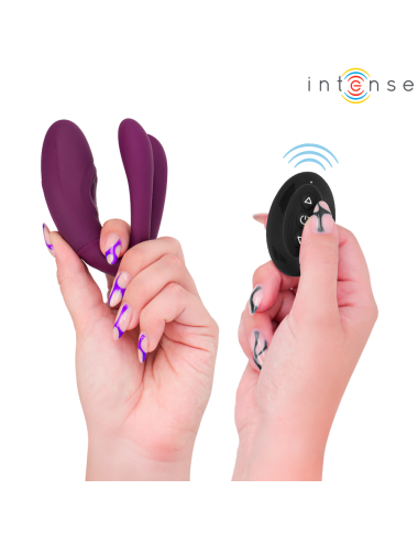 INTENSE - STIMOLATORE A MORSETTO CON VIBRAZIONE E TAPPING SANDRA CON TELECOMANDO