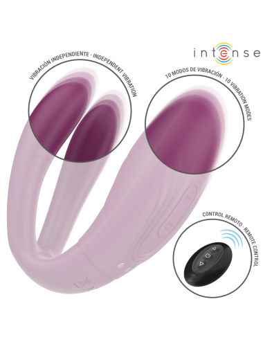 INTENSE - STIMOLATORE A MORSETTO CON VIBRAZIONE E TAPPING SANDRA CON TELECOMANDO