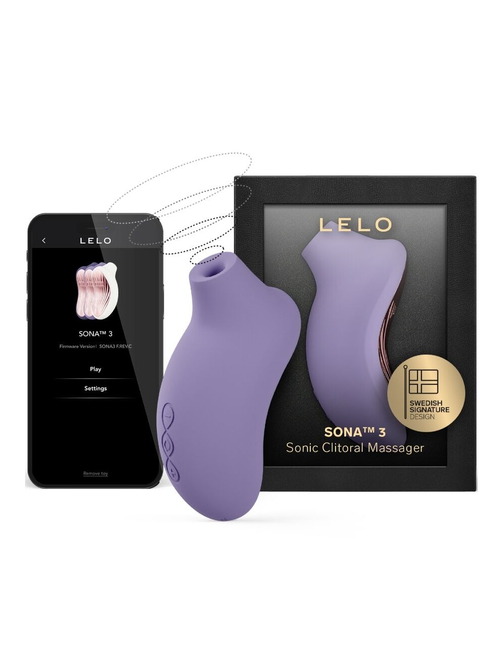 LELO - SONA 3 MASSAGGIATORE CLITORIDEO SONICO VIOLET DUSK