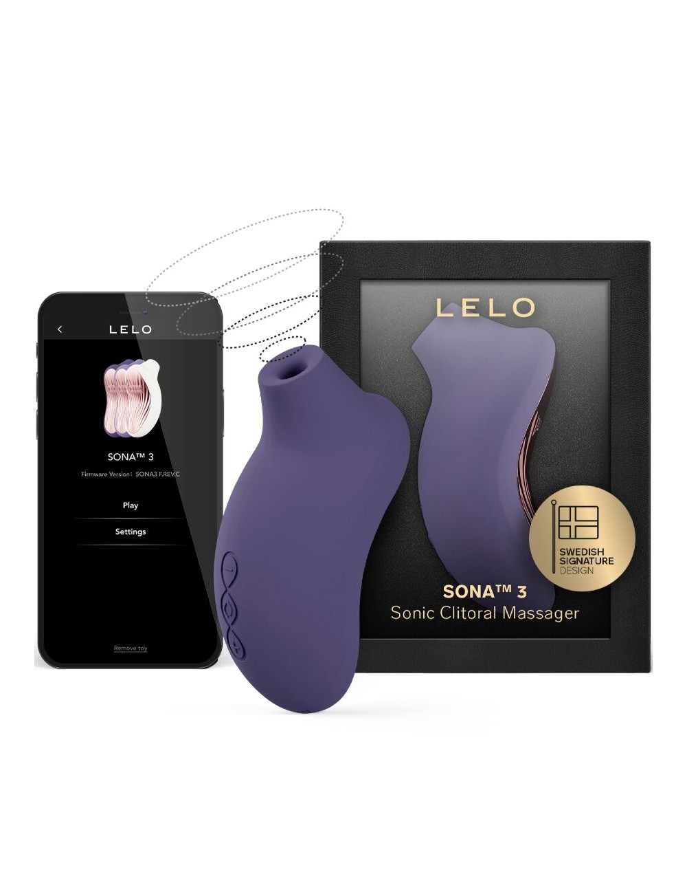 LELO - SONA 3 MASSAGGIATORE CLITORIDEO SONICO CYBER PURPLE