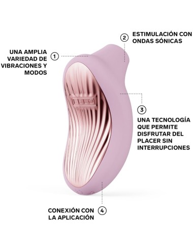 LELO - SONA 3 CRUISE MASSAGGIATORE CLITORIDEO SONICO ROSA CHIARO