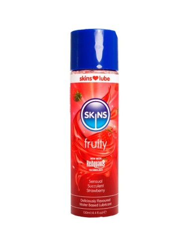 SKINS - LUBRIFICANTE FRUTTATO A BASE D'ACQUA FRAGOLA 130 ML