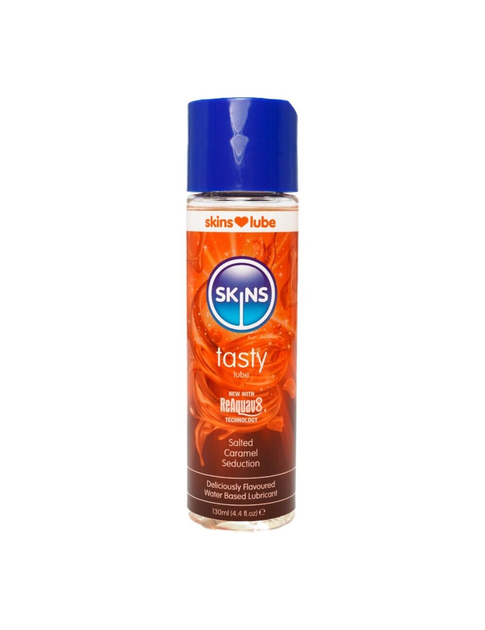 SKINS - LUBRIFICANTE GUSTOSO A BASE D'ACQUA CARAMELLO SALATO 130 ML