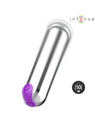 INTENSE - KAREN MINI PROIETTILE VIBRANTE RICARICABILE ARGENTO