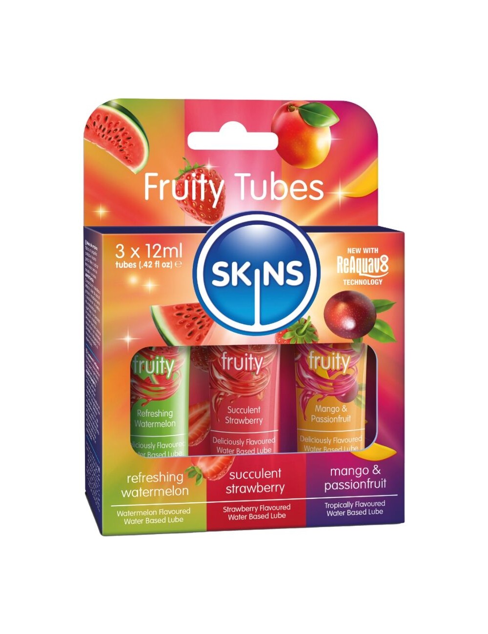 SKINS - KIT LUBRIFICANTI ALLA FRUTTA LUBRIFICANTI ALL'ANGURIA