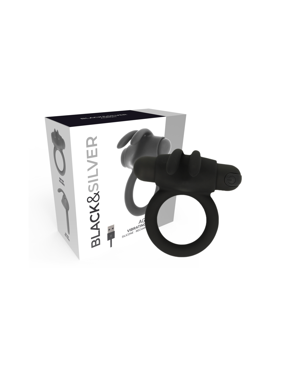 BLACK&SILVER - ANELLO AGRON 2.O