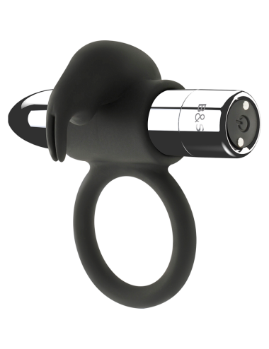 BLACK&SILVER - ANELLO RICARICABILE BURTON 10 MODALITÀ DI VIBRAZIONE