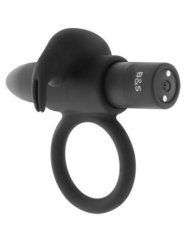 BLACK&SILVER - ANELLO BURTON 10 MODALITÀ DI VIBRAZIONE NERO