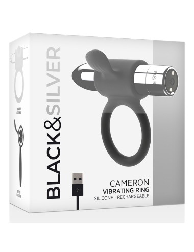 BLACK&SILVER - ANELLO RICARICABILE CAMERON ARGENTO
