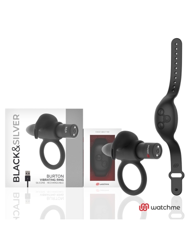 BLACK&SILVER - OROLOGIO COCKRING CON TELECOMANDO BURTONME