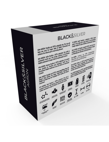 BLACK&SILVER - OROLOGIO COCKRING CON TELECOMANDO AGRONME